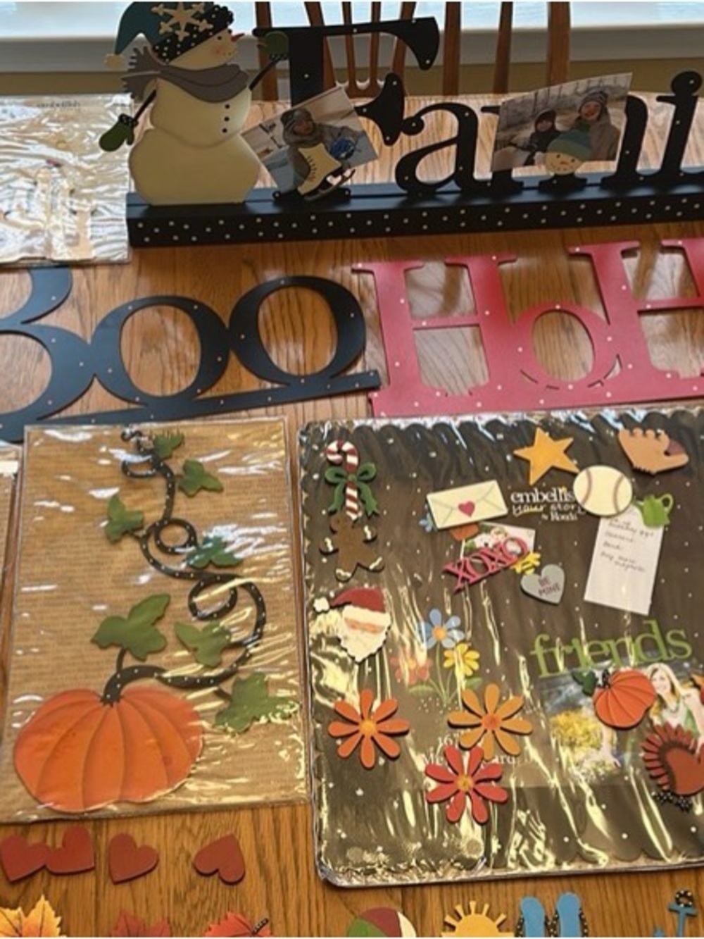 Metal/magnet Seasonal Wall Decor Set - Pumpkin, Flowers & Friends and more